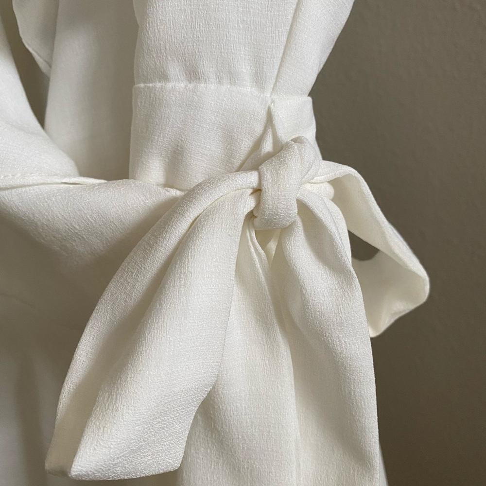 White Médium Romper from American Threads